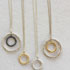 Oxidised pendants